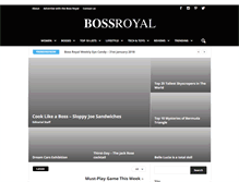 Tablet Screenshot of bossroyal.com